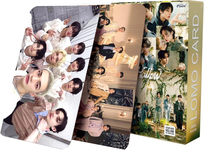 KPOPBTS مجموعة بطاقات صور فارغة من ألبوم ستراي كيدز المصغر الثالث 55 قطعة كيبوب لومو كارد هدايا لـ SKZ - Image 1